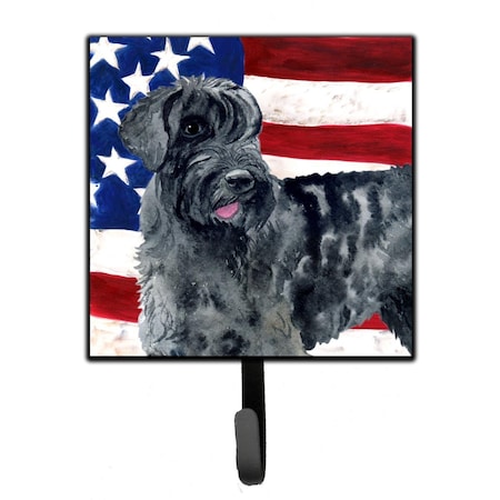 Carolines Treasures Giant Schnauzer Patriotic Leash or Key Holder BB9660SH4